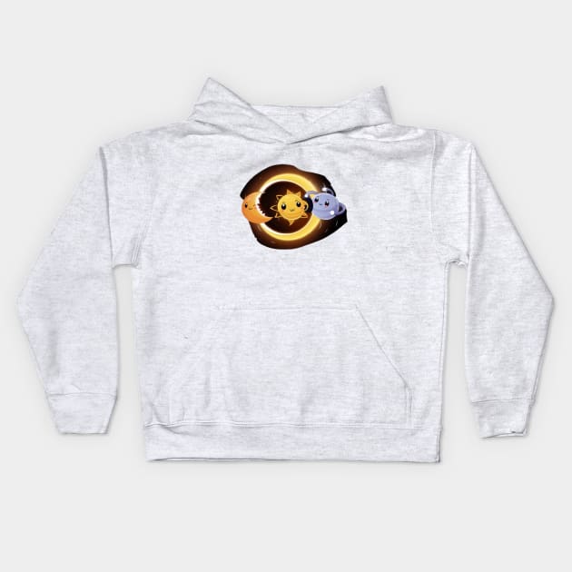 Eclipse 2024 Kids Hoodie by Medkas 